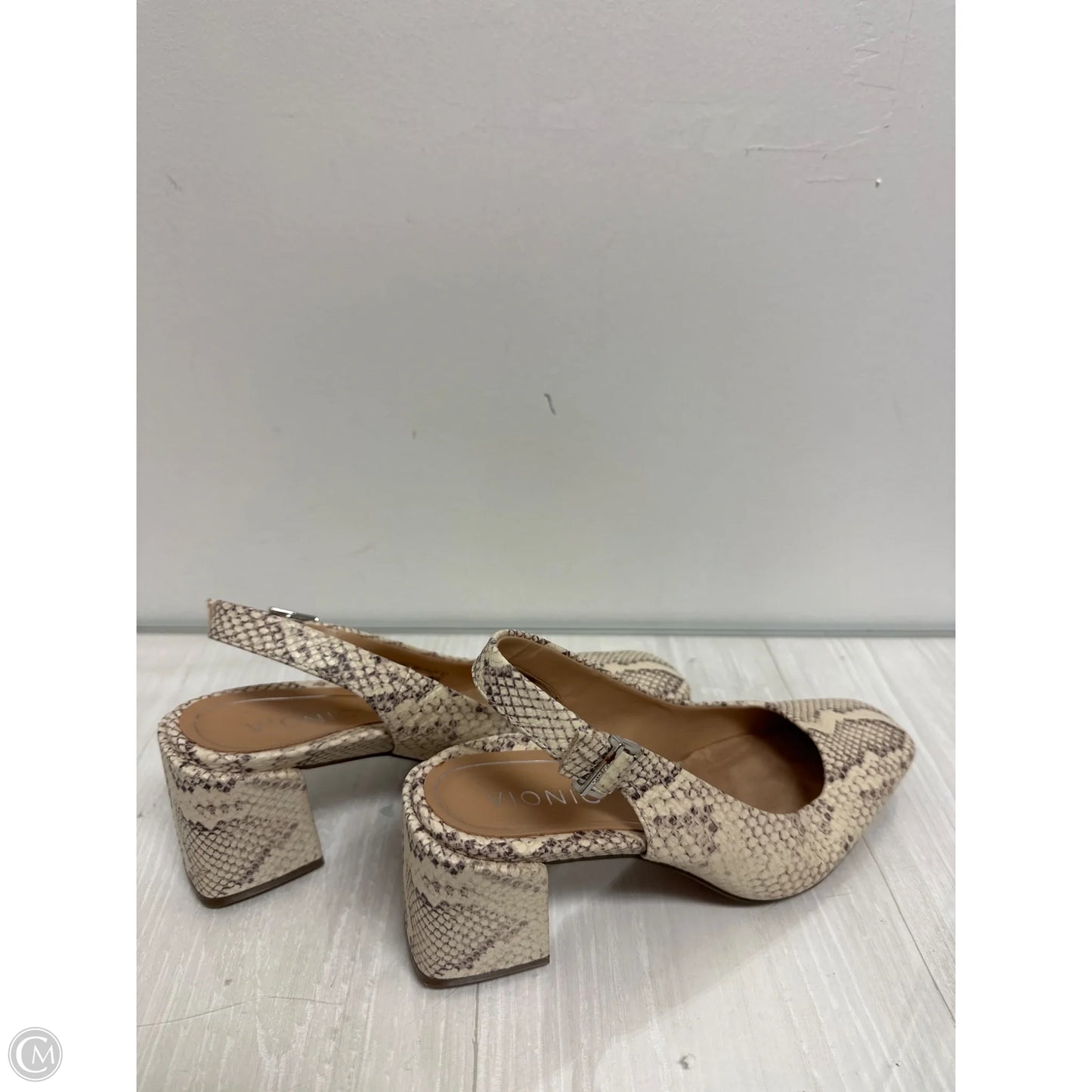 Shoes Heels Block By Vionic In Snakeskin Print, Size: 7.5