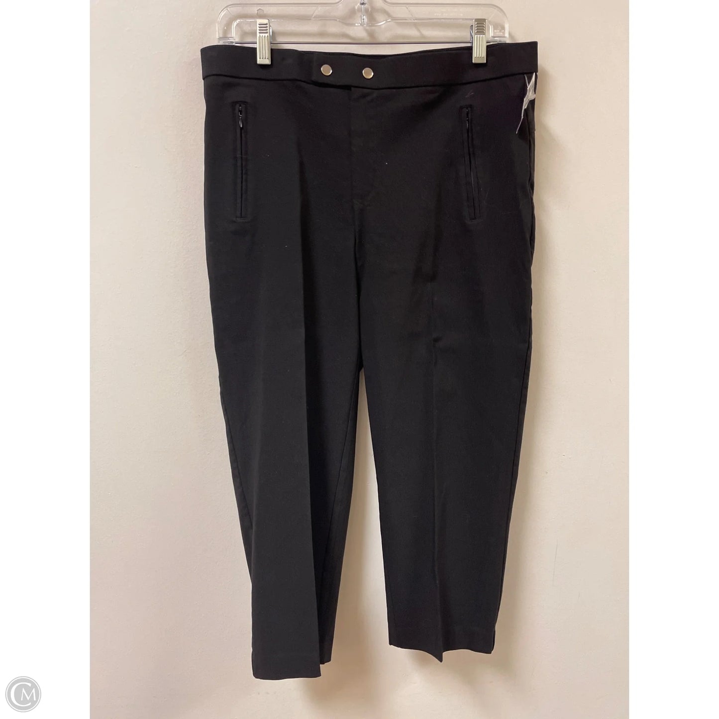 Capris By Zac And Rachel In Black, Size: 12