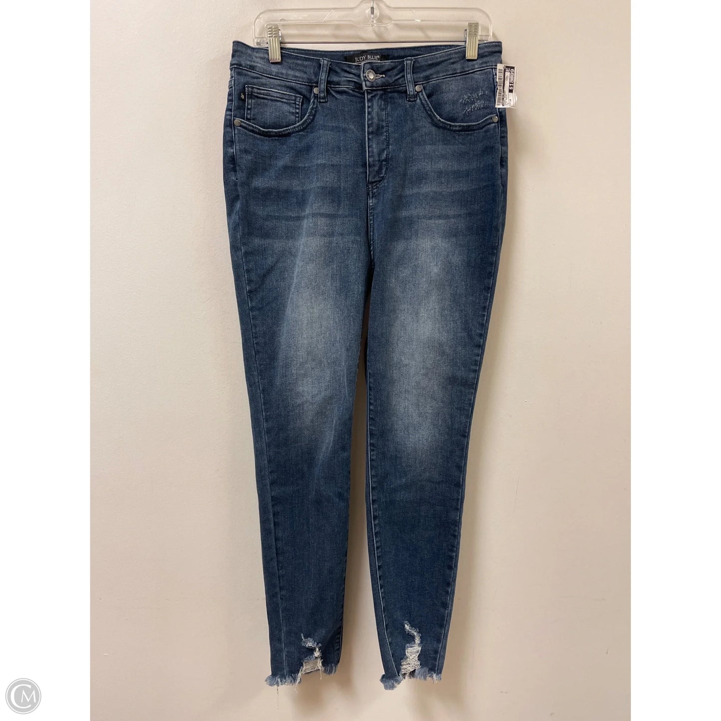 Jeans Skinny By Judy Blue In Blue Denim, Size: 10
