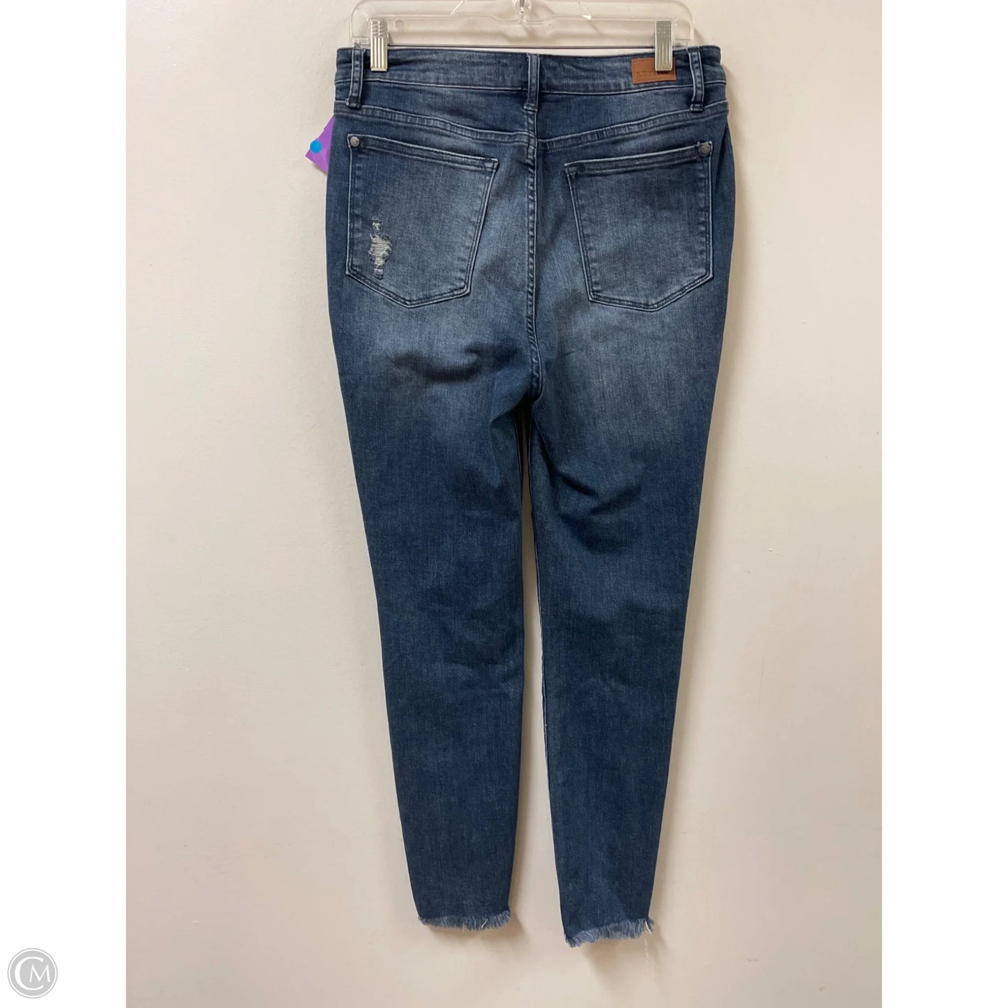 Jeans Skinny By Judy Blue In Blue Denim, Size: 10