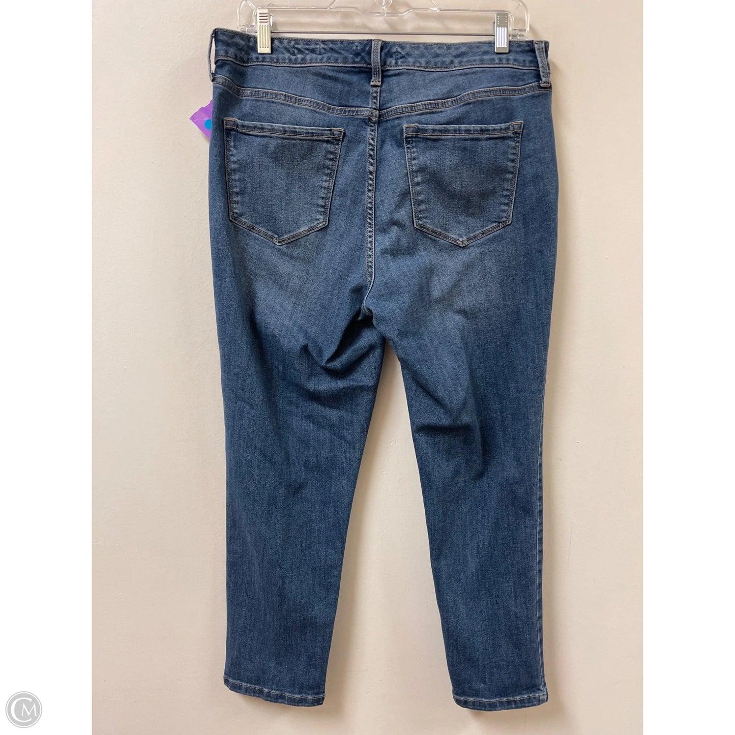 Jeans Skinny By Nine West In Blue Denim, Size: 10