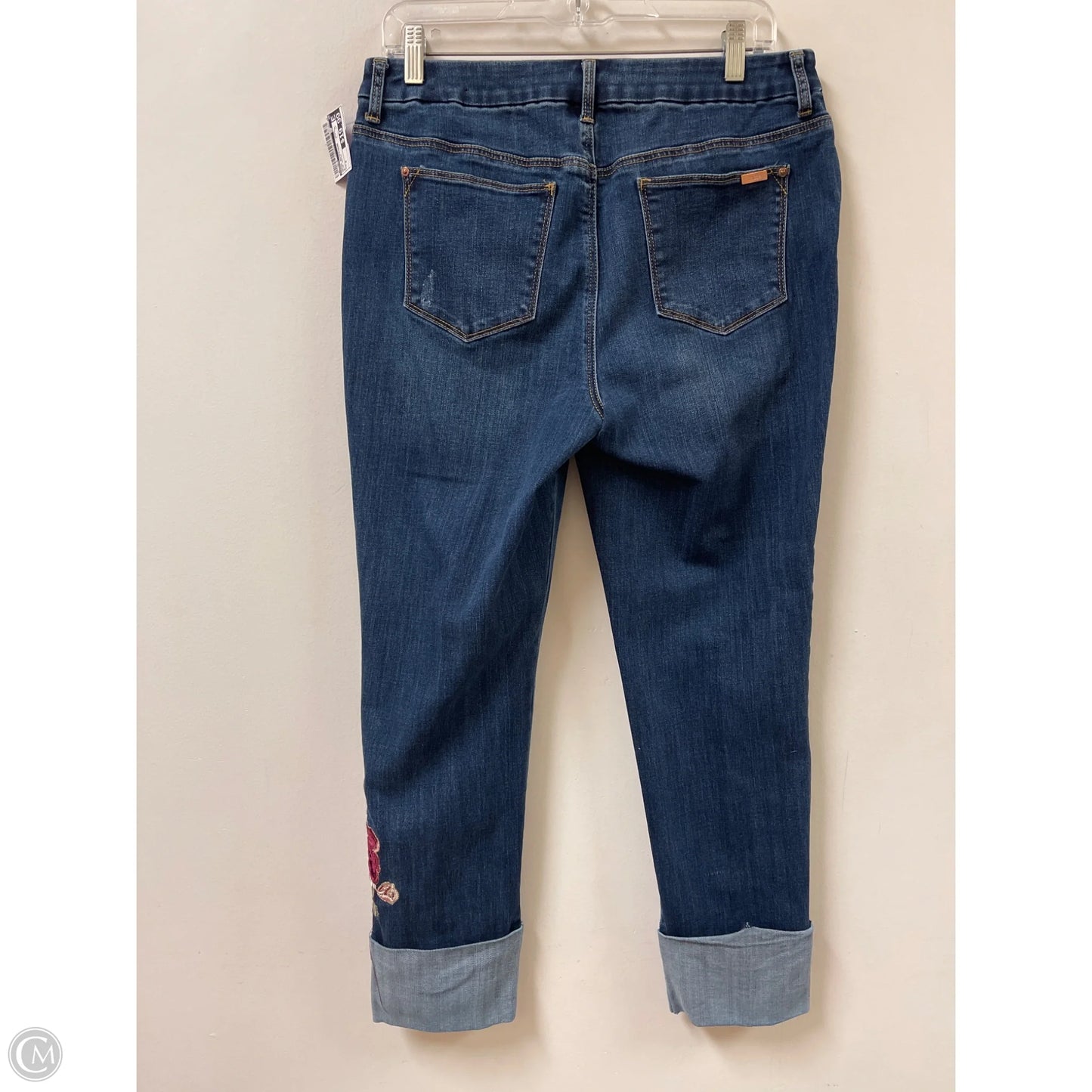 Jeans Boyfriend By Chicos In Blue Denim, Size: 8