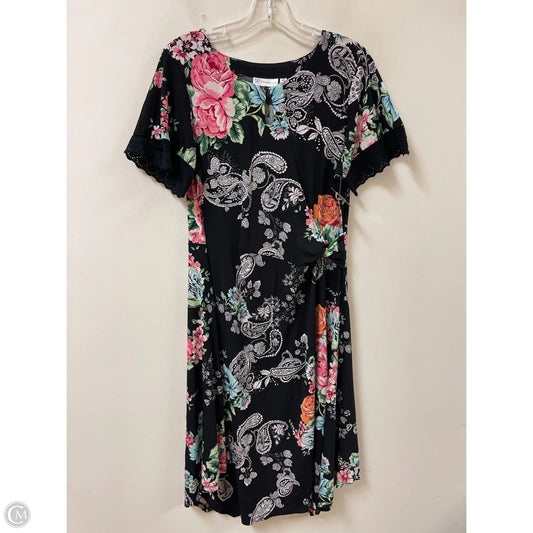 Dress Casual Maxi By Rafaella In Black, Size: L