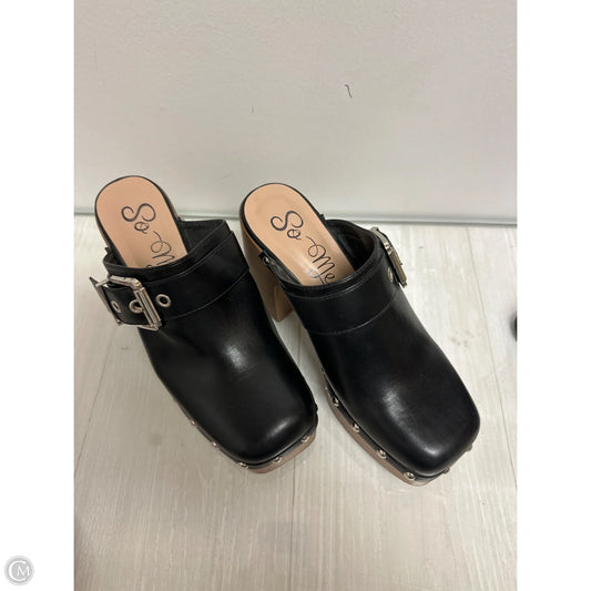 Shoes Heels Block By Clothes Mentor In Black, Size: 8