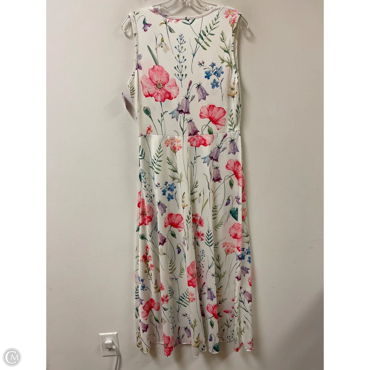 Dress Casual Maxi By Clothes Mentor In Cream, Size: Xl