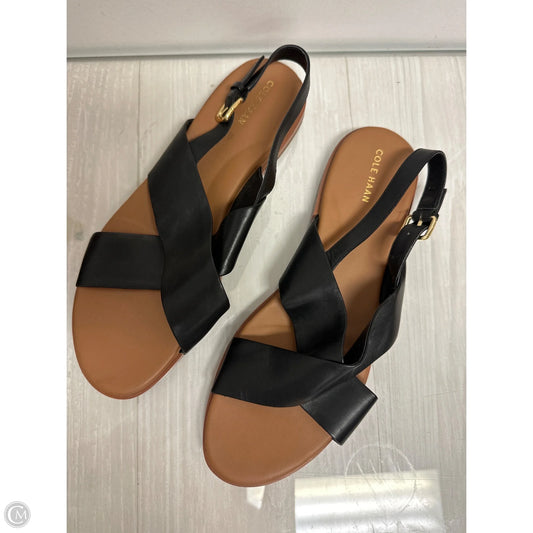 Sandals Flats By Cole-haan In Black, Size: 10