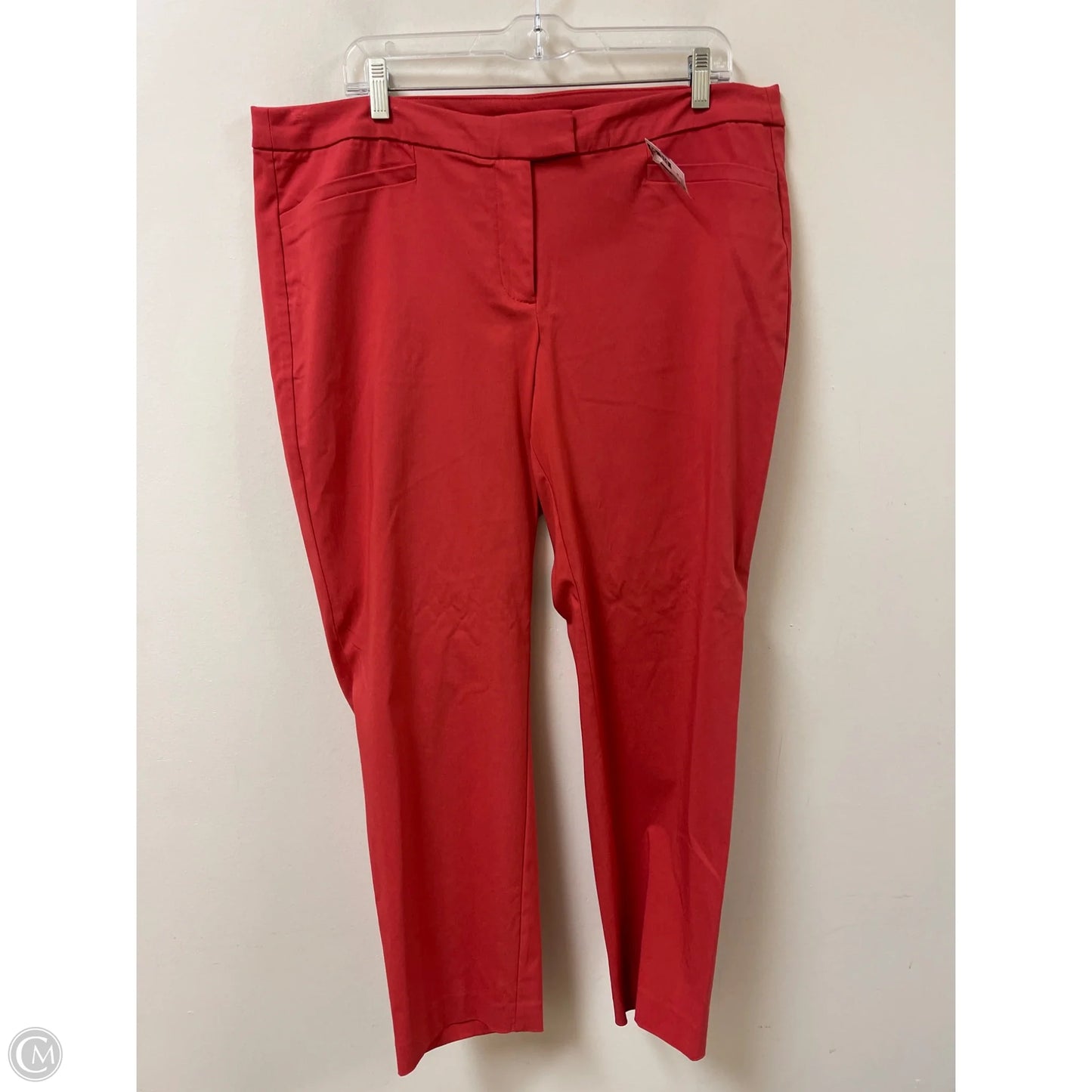 Pants Cropped By Lane Bryant In Red, Size: 16