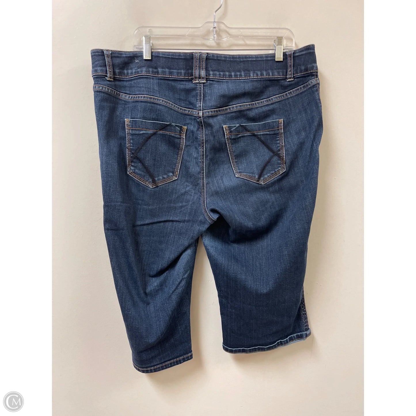 Shorts By Lane Bryant In Blue Denim, Size: 16