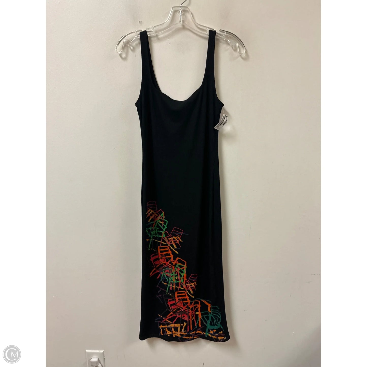 Dress Casual Maxi By Desigual In Black, Size: M