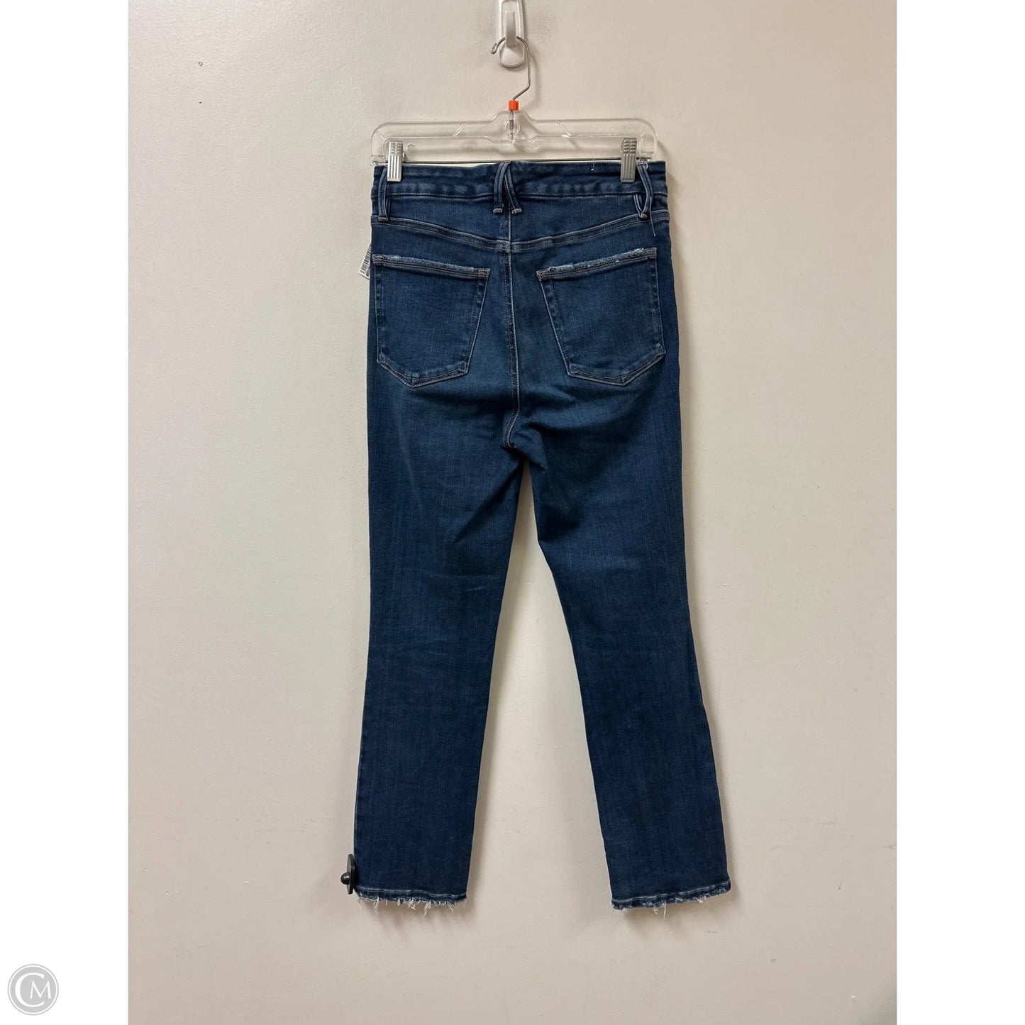 Jeans Boot Cut By Good American In Blue Denim, Size: 6