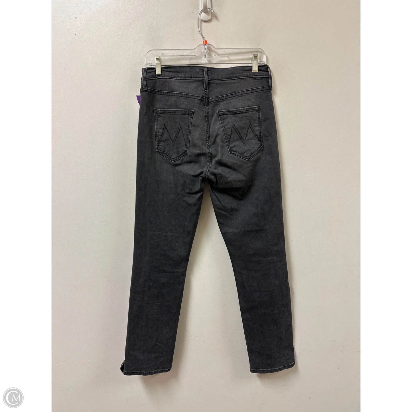 Jeans Skinny By Mother In Black, Size: 8