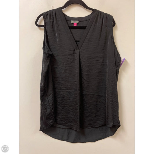 Top Sleeveless By Vince Camuto In Black, Size: 1x