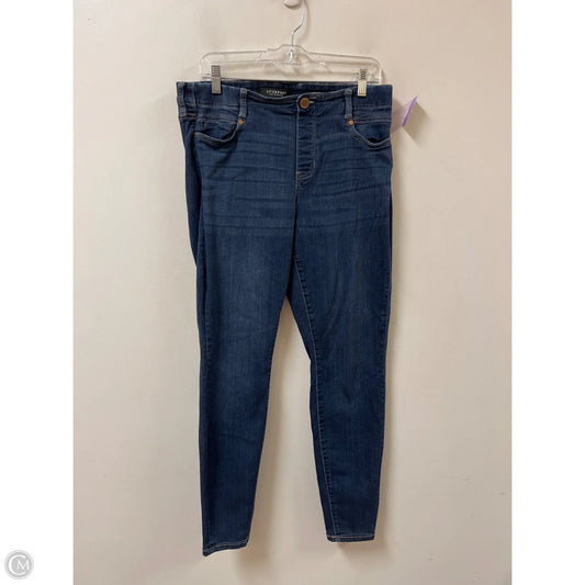 Jeans Skinny By Liverpool In Blue Denim, Size: 14
