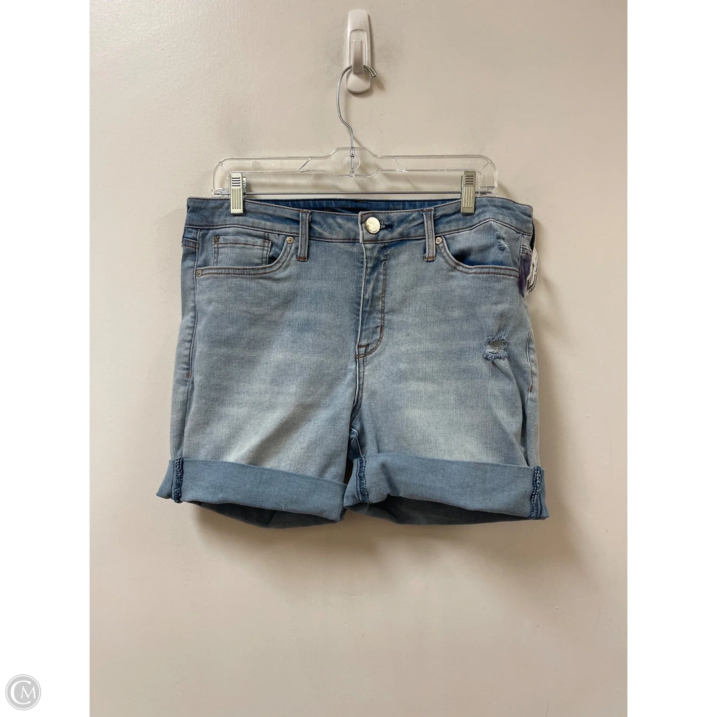 Shorts By Seven 7 In Blue Denim, Size: 14