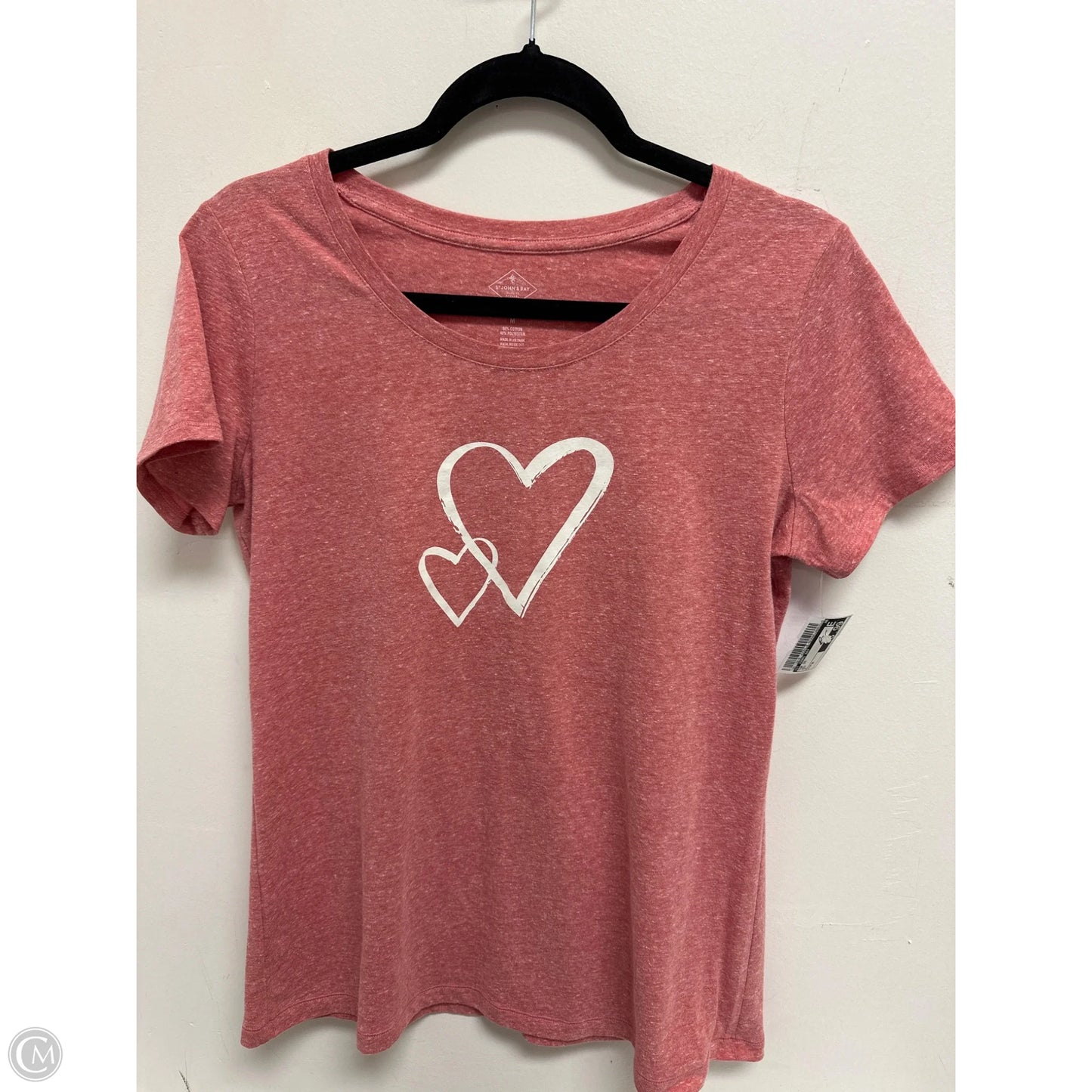 Top Short Sleeve By St Johns Bay In Red, Size: M