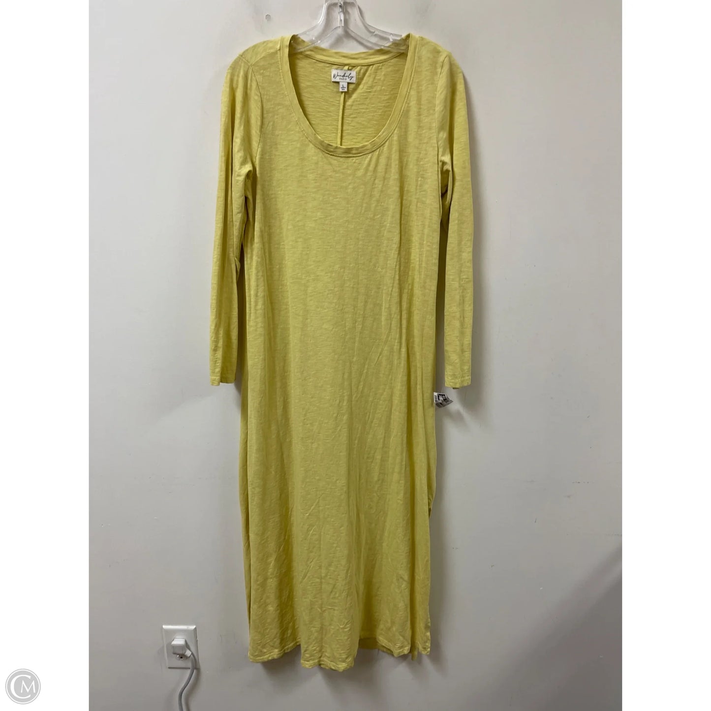 Dress Casual Maxi By Wonderly In Yellow, Size: L