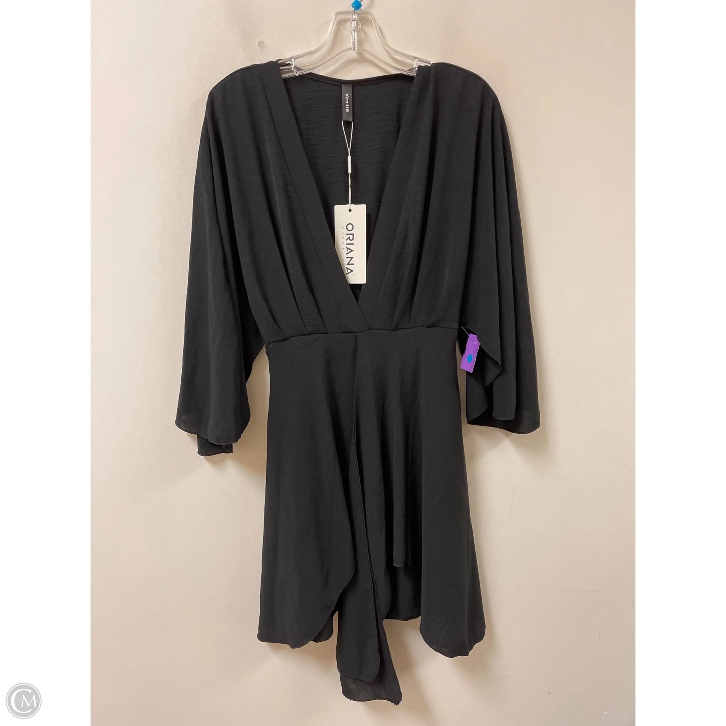Dress Casual Midi By Venti6 In Black, Size: L