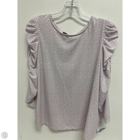 Top Long Sleeve By Adrianna Papell In Purple, Size: M