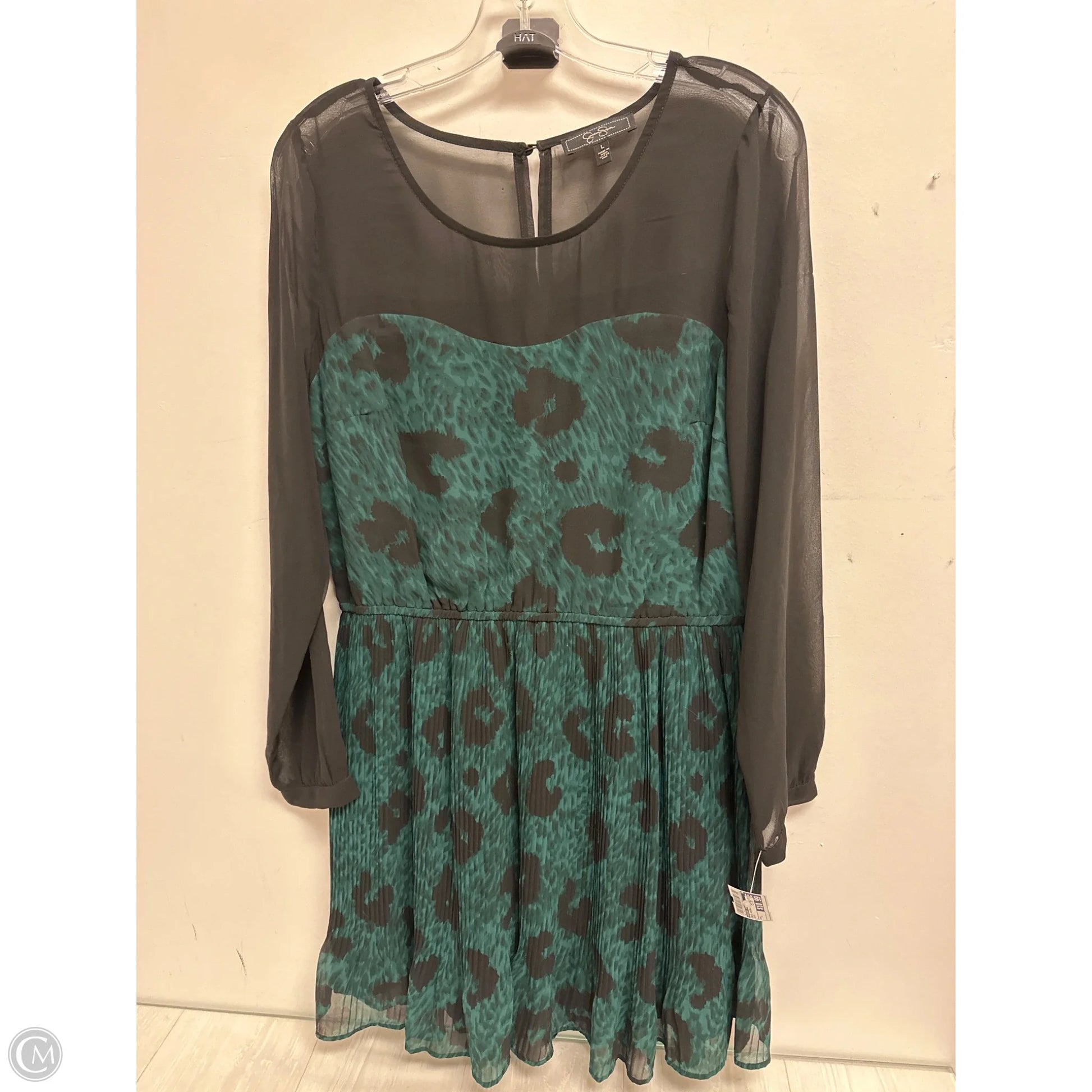 jessica simpson green dress Dress Casual Short By Jessica Simpson In Green, Size: L – Clothes Mentor  McKinney Tx #139