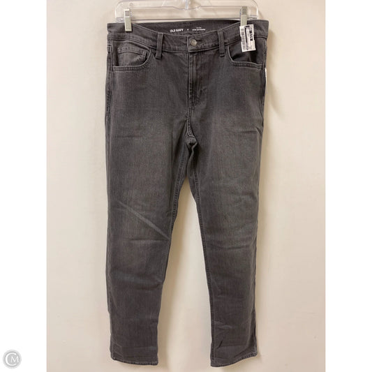 Jeans Boyfriend By Old Navy In Grey, Size: 4