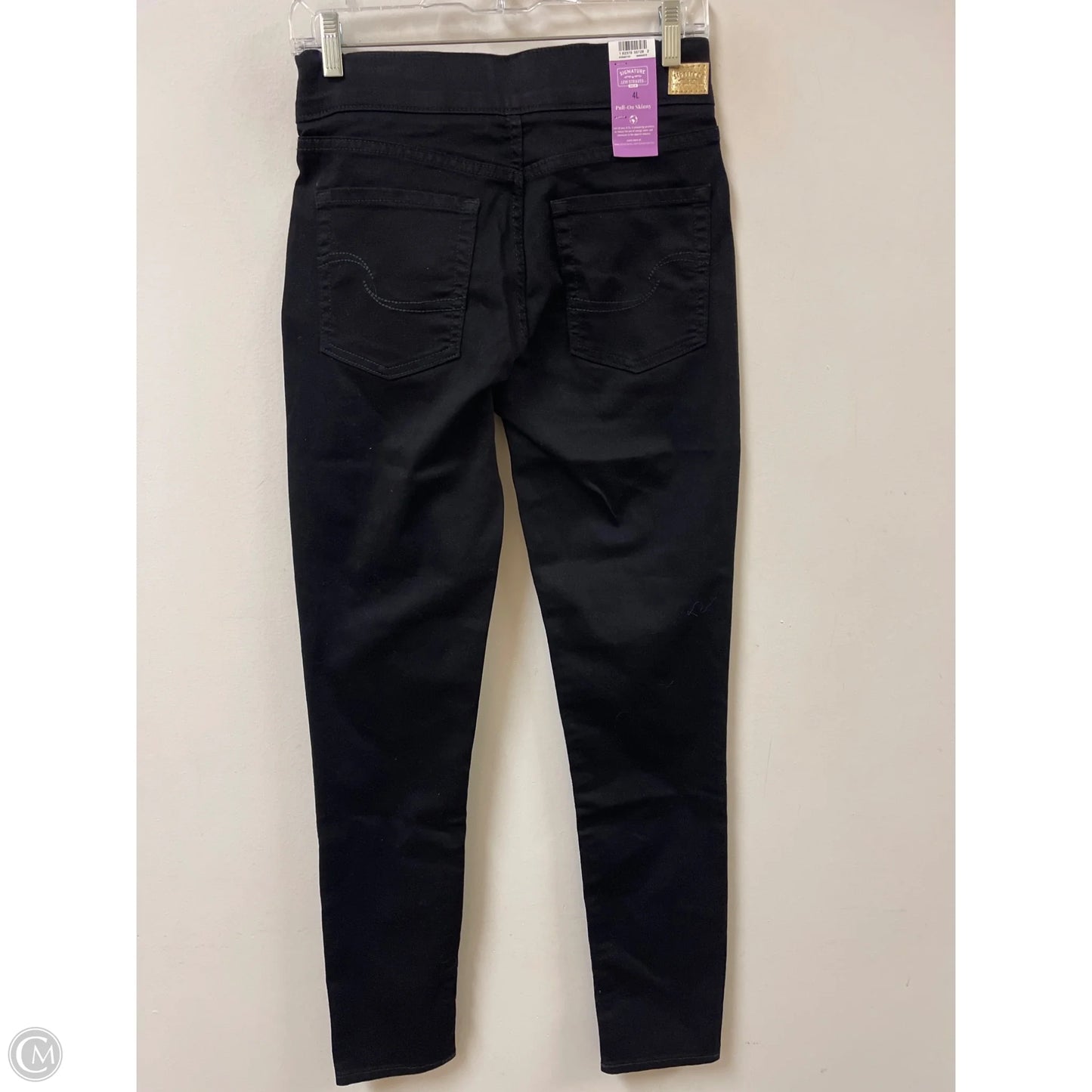 Pants Leggings By Levis Signature In Black, Size: 4l