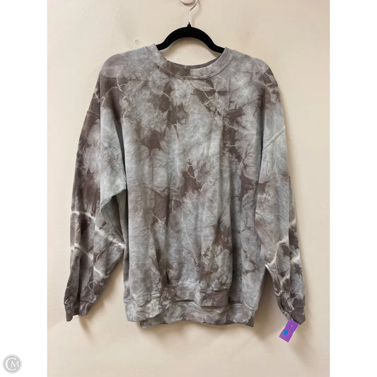 Sweater By Clothes Mentor In Grey, Size: L