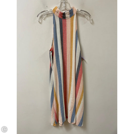 Dress Casual Midi By Cloth & Stone In Striped Pattern, Size: M