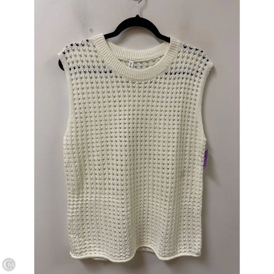 Sweater Short Sleeve By Dokotoo In Cream, Size: M