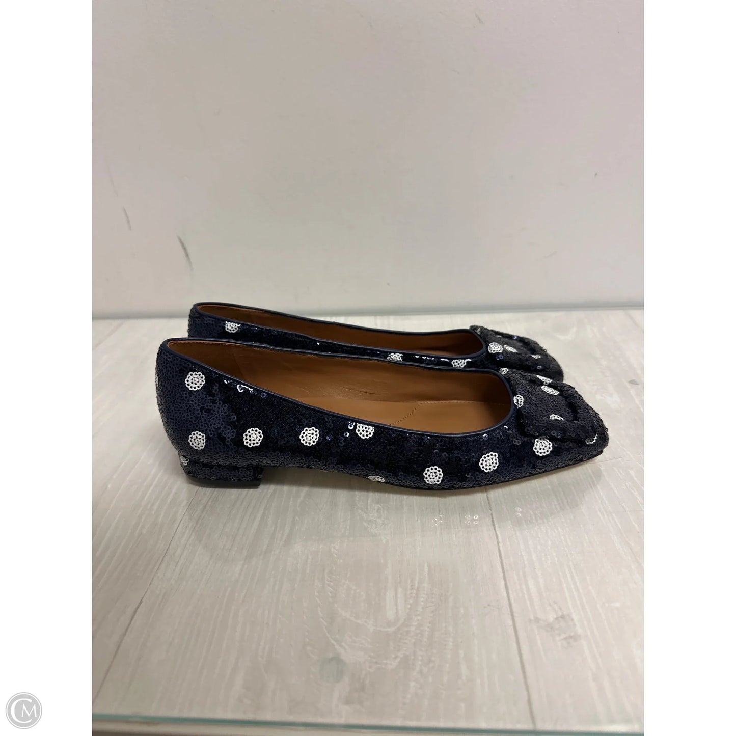 Shoes Flats By Talbots In Navy, Size: 8