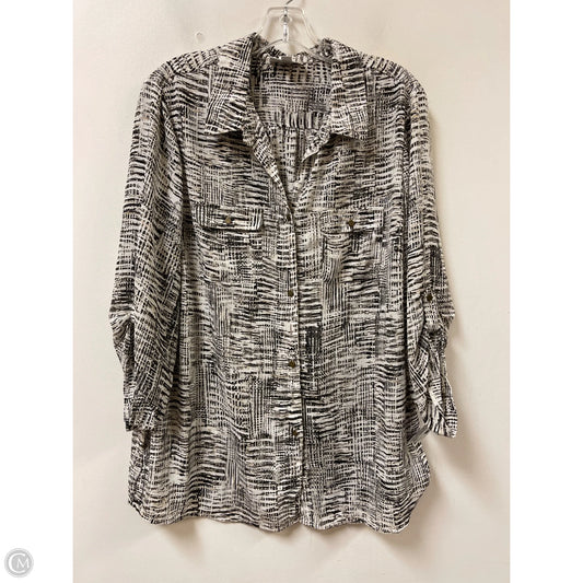 Top Long Sleeve By Dressbarn In Green, Size: Xl