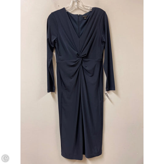 Dress Party Long By Ann Taylor In Navy, Size: Mp
