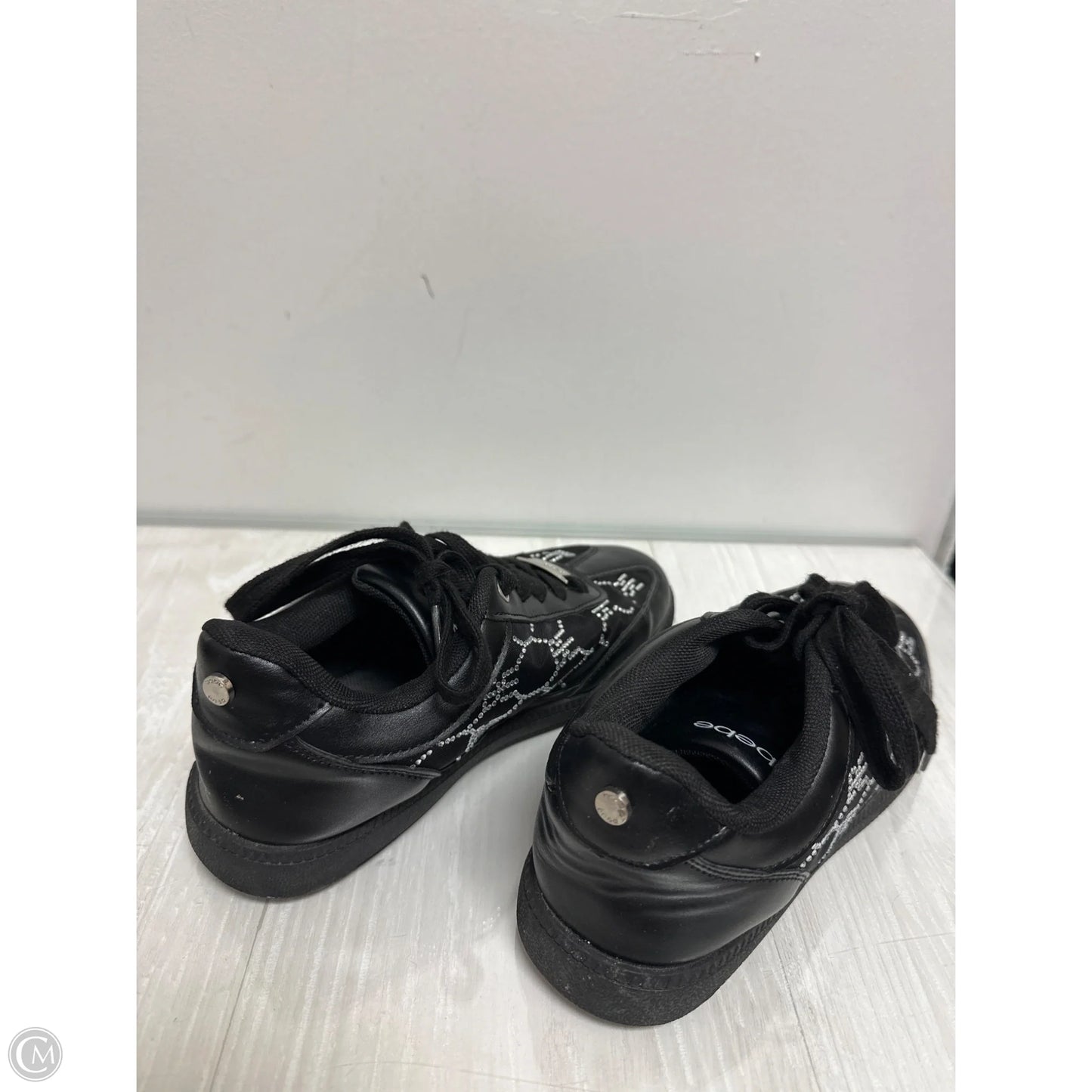 Shoes Sneakers By Bebe In Black, Size: 6