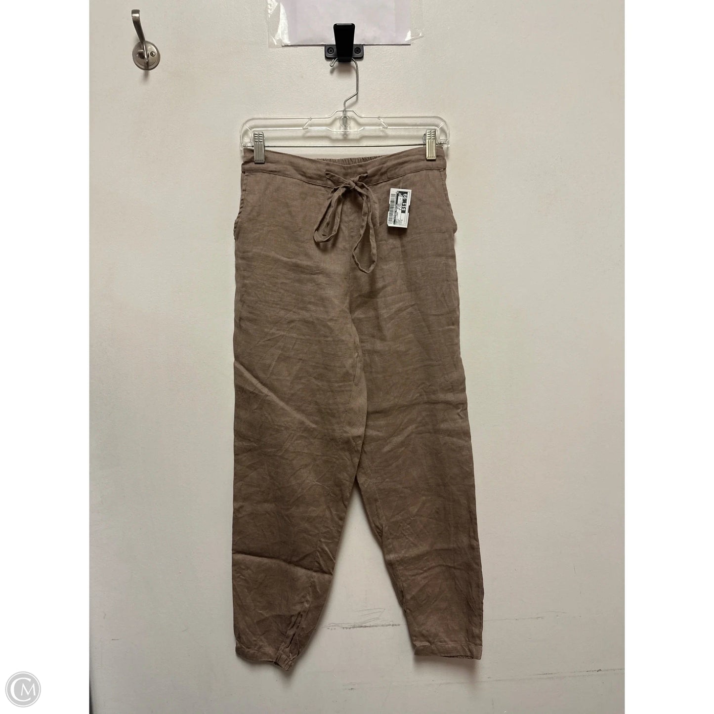 Pants Linen By Clothes Mentor In Brown, Size: 4