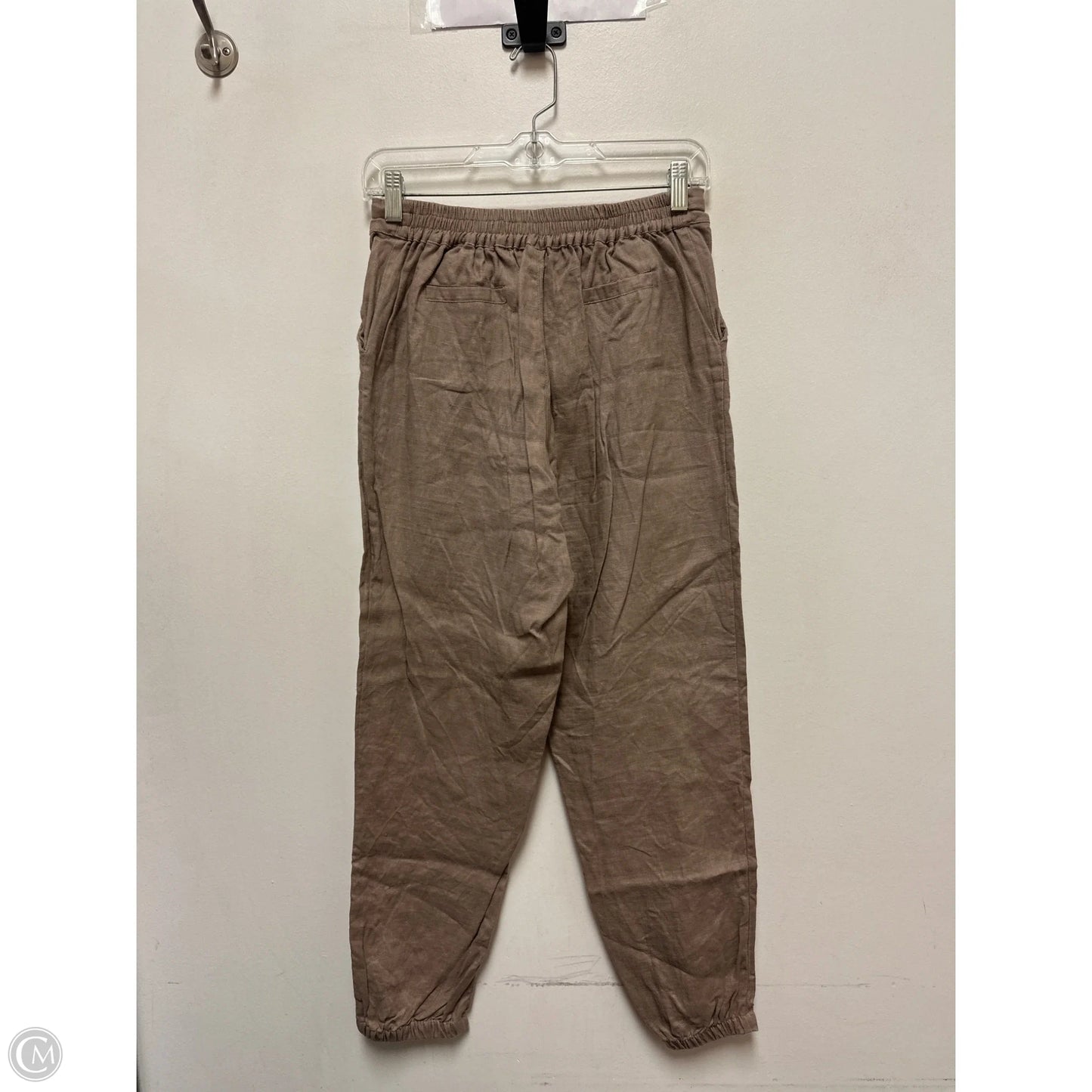 Pants Linen By Clothes Mentor In Brown, Size: 4