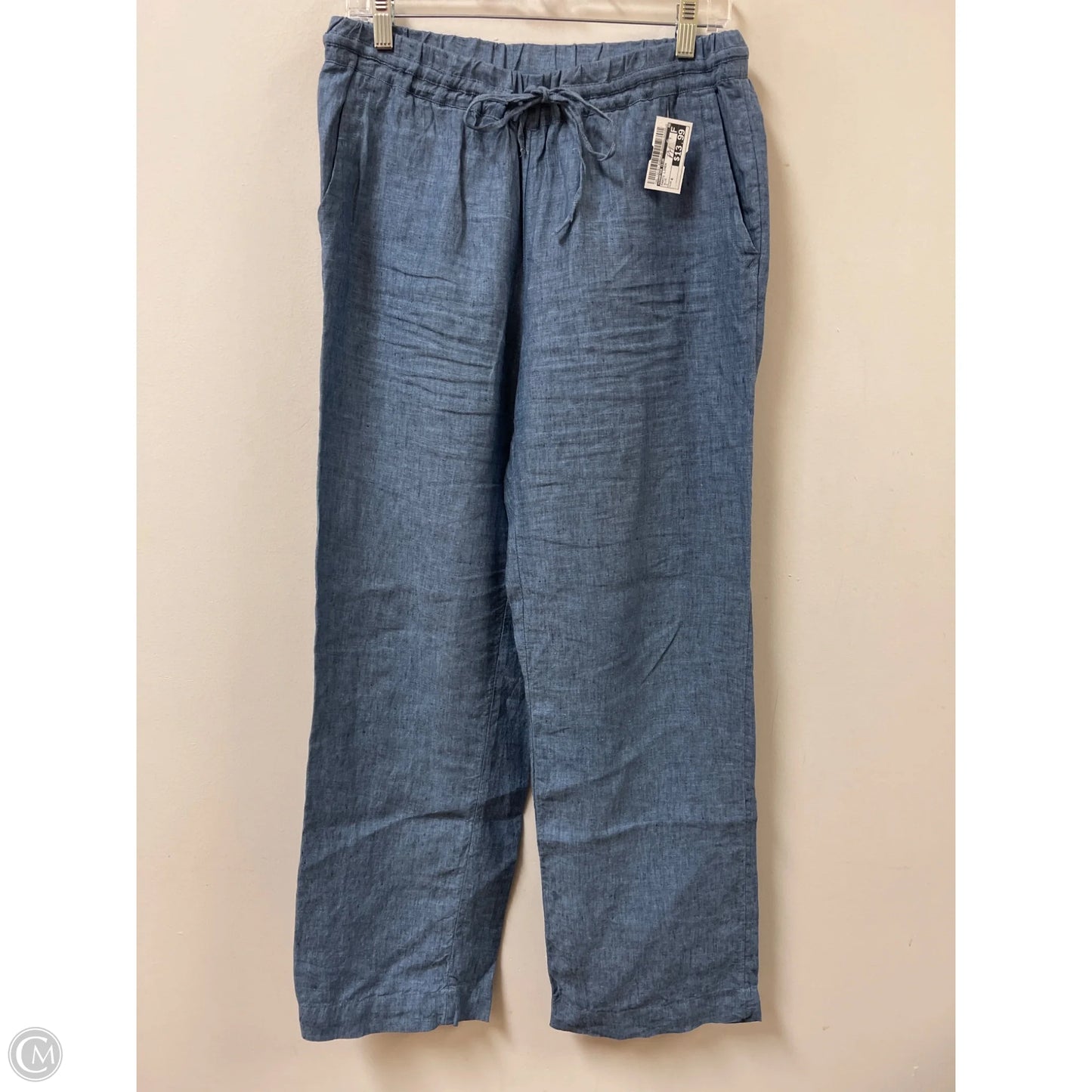 Pants Linen By Charter Club In Blue, Size: 4