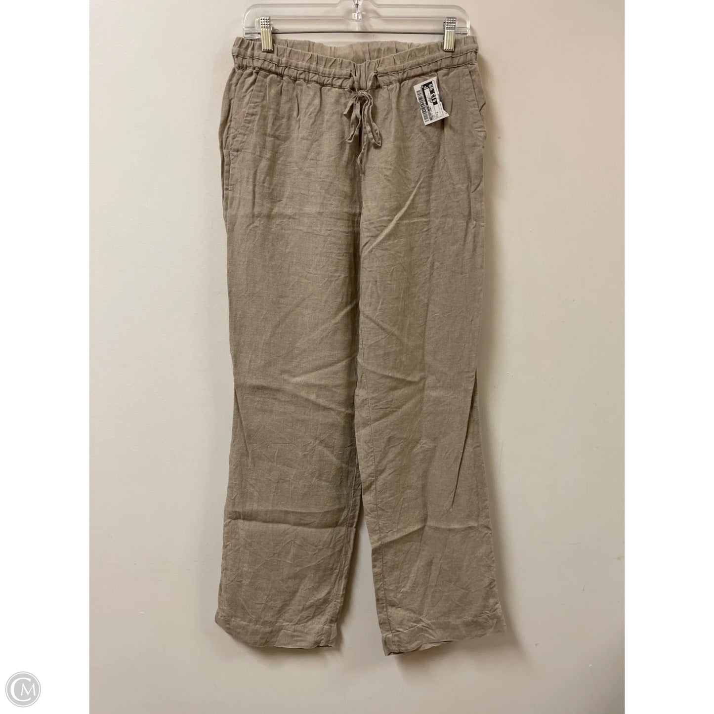 Pants Linen By Charter Club In Tan, Size: 4