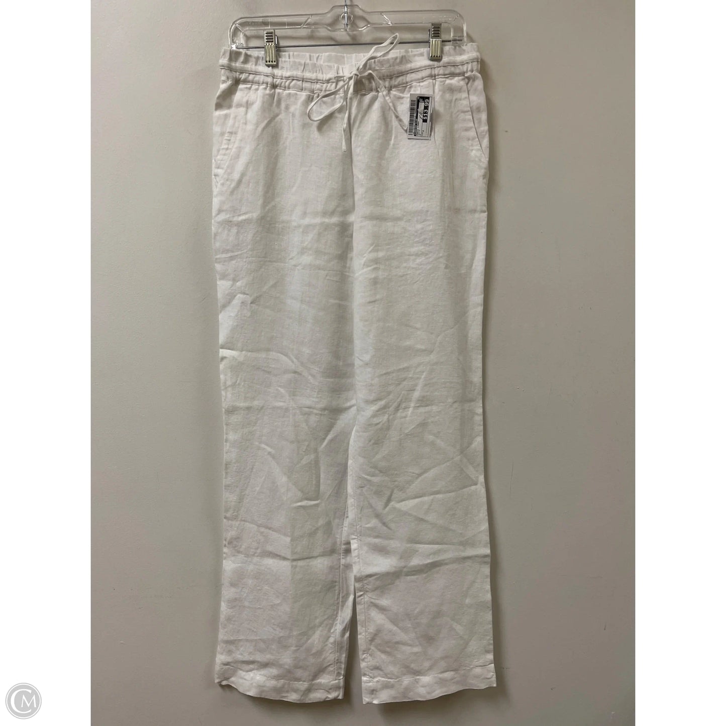 Pants Linen By Charter Club In White, Size: 4
