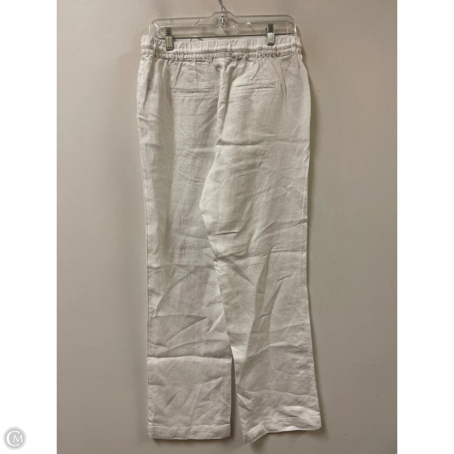 Pants Linen By Charter Club In White, Size: 4