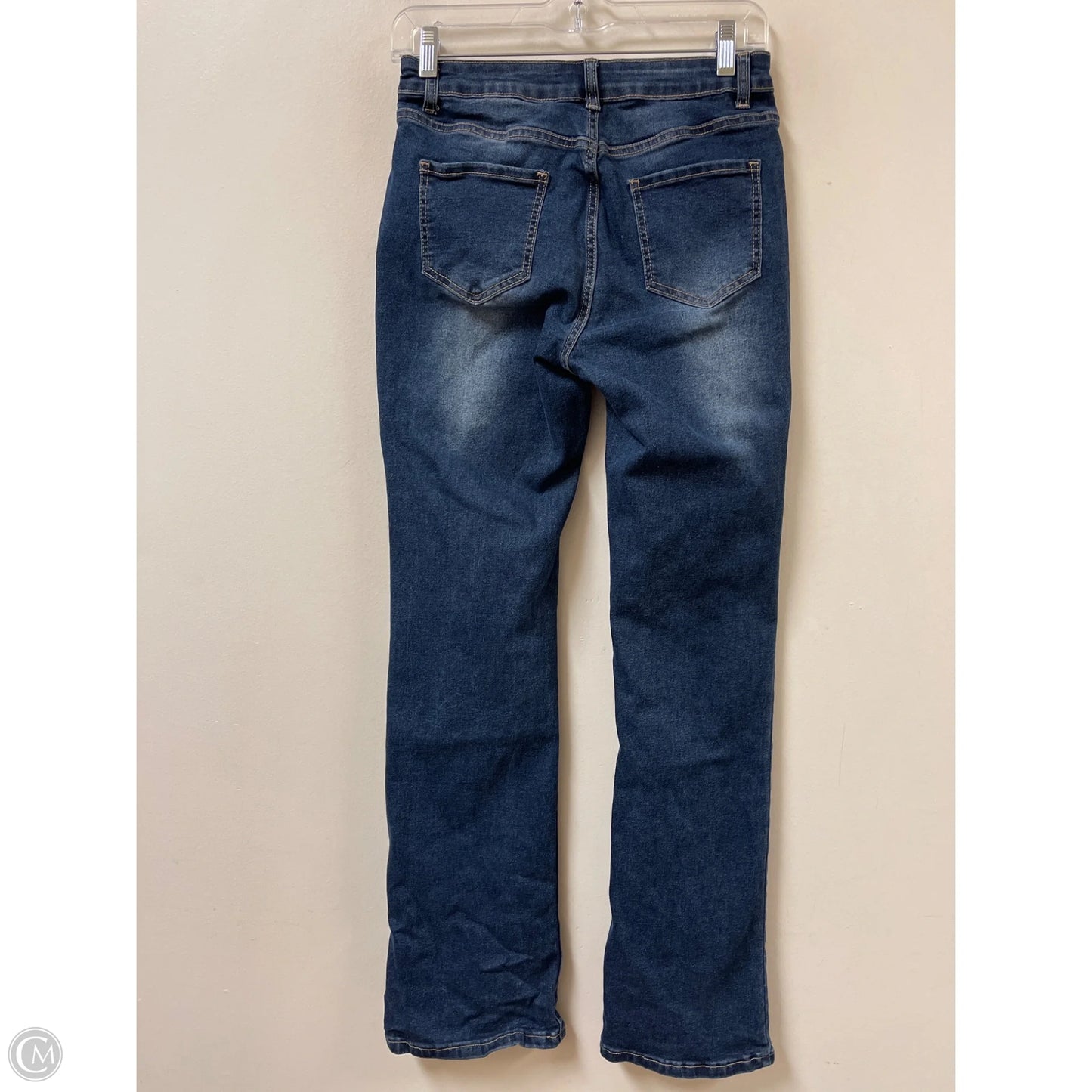 Jeans Flared By Clothes Mentor In Blue Denim, Size: 4