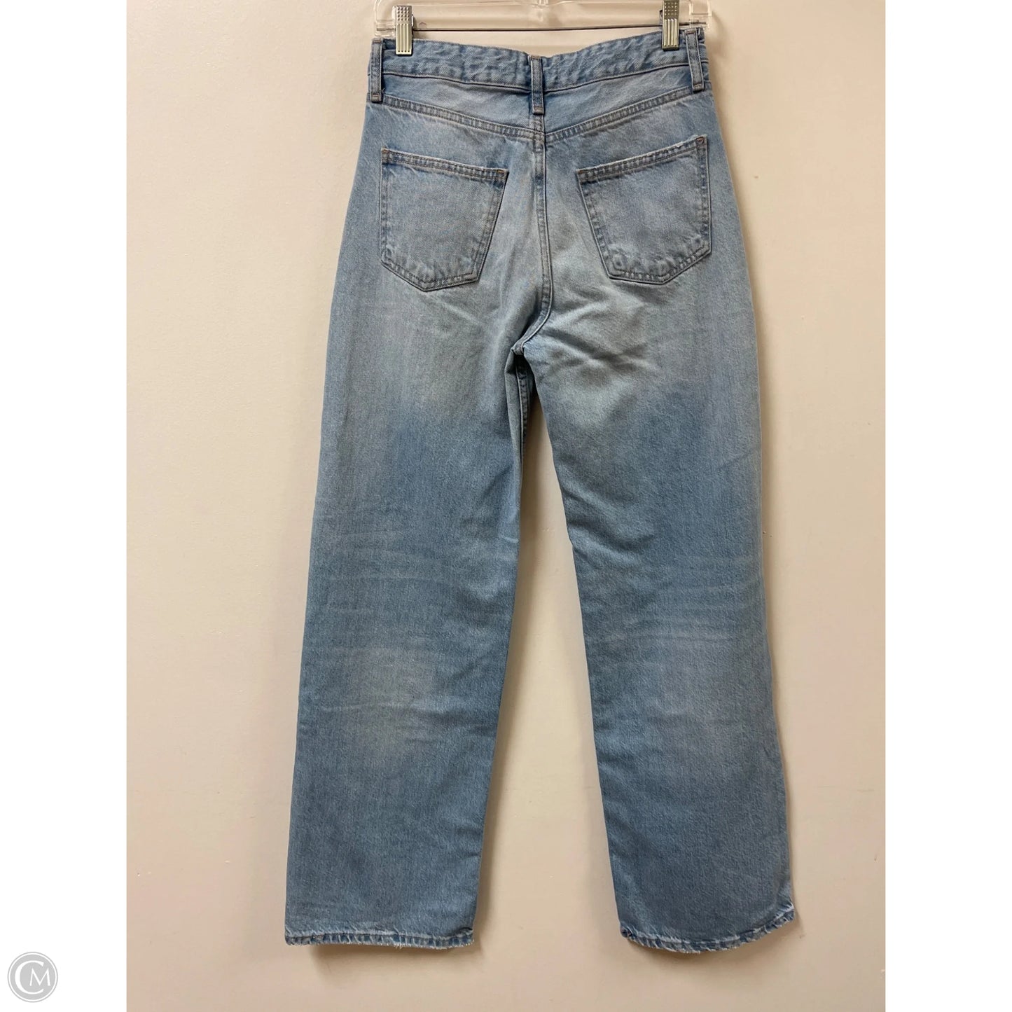 Jeans Wide Leg By Zara In Blue Denim, Size: 2