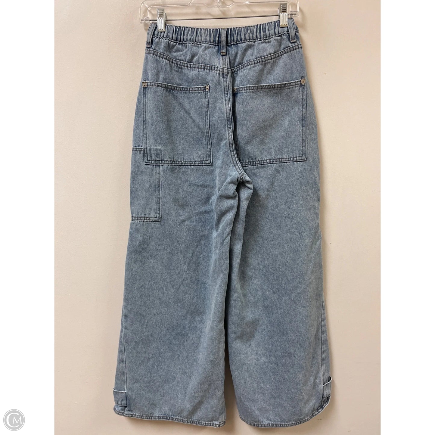 Jeans Wide Leg By Ee Some In Blue Denim, Size: 4