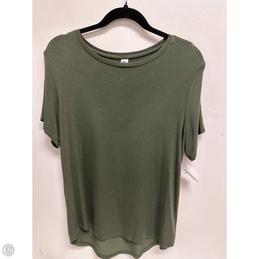 Top Short Sleeve Basic By Old Navy In Green, Size: M