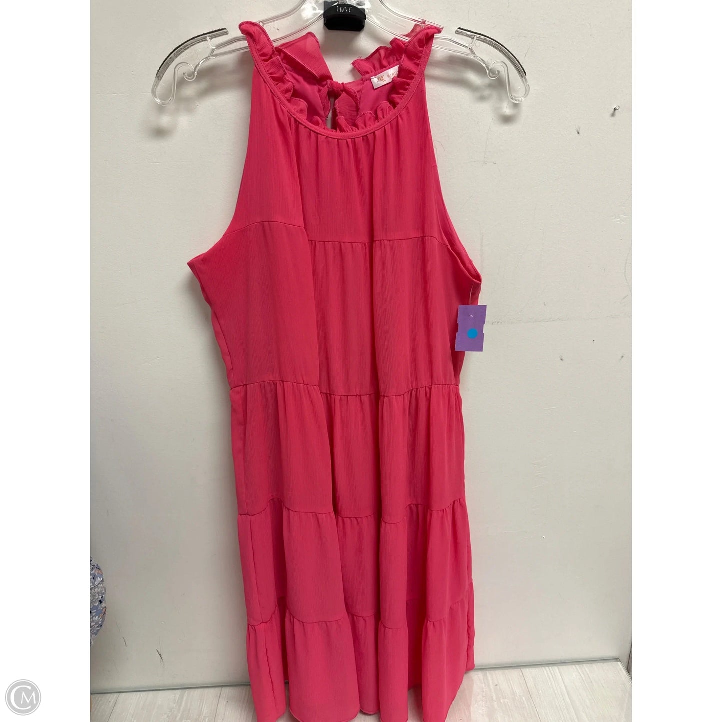 Dress Casual Short By Kirundo In Pink, Size: M
