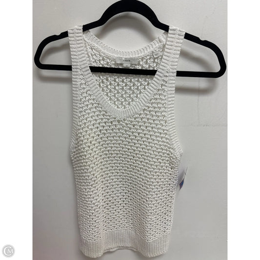 Top Sleeveless By Vince In White, Size: S