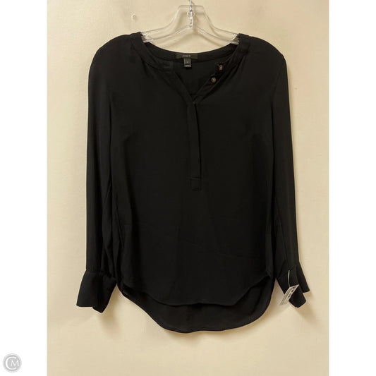 Top Long Sleeve By J. Crew In Black, Size: Xs