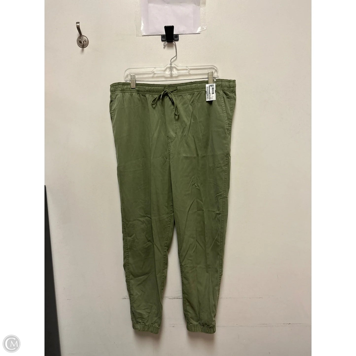 Pants Joggers By Earthbound In Green, Size: 12