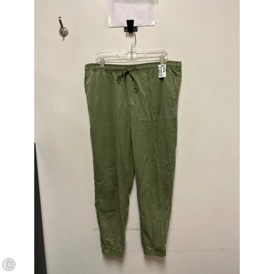 Pants Joggers By Earthbound In Green, Size: 12
