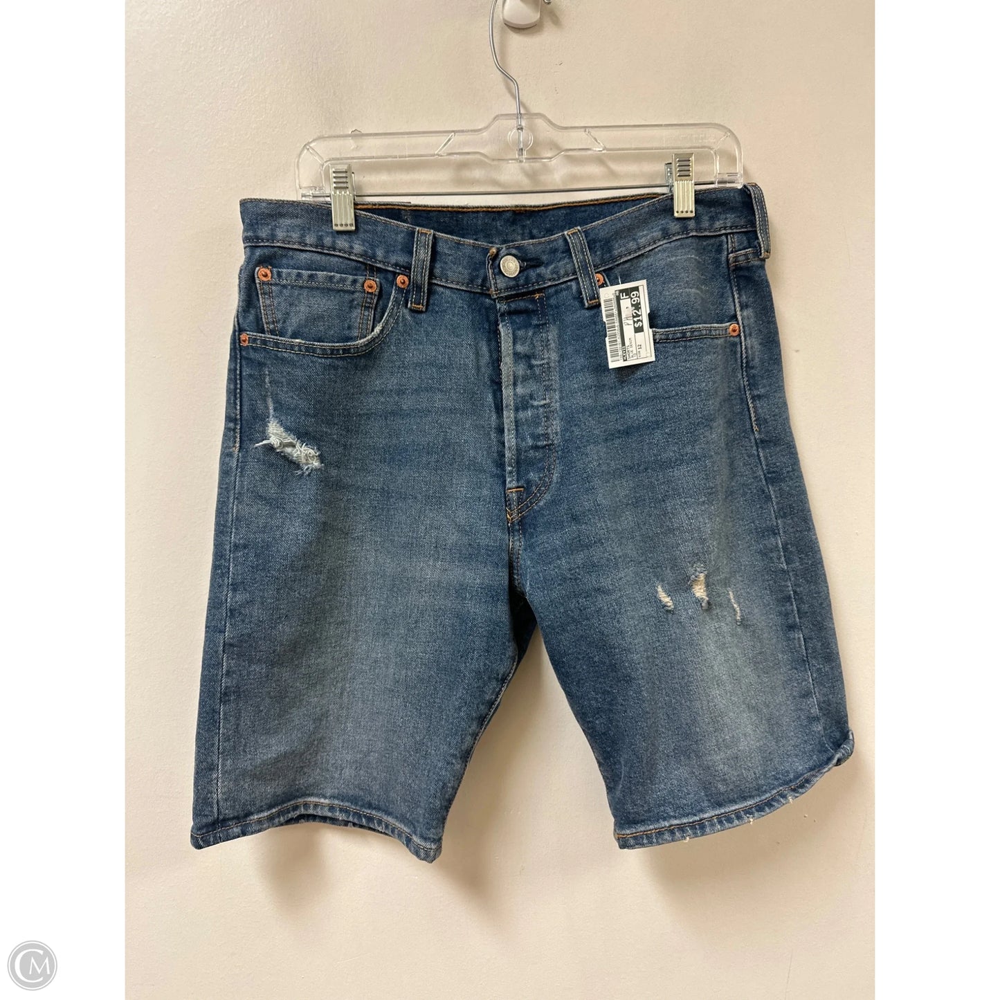 Shorts By Levis In Blue Denim, Size: 12
