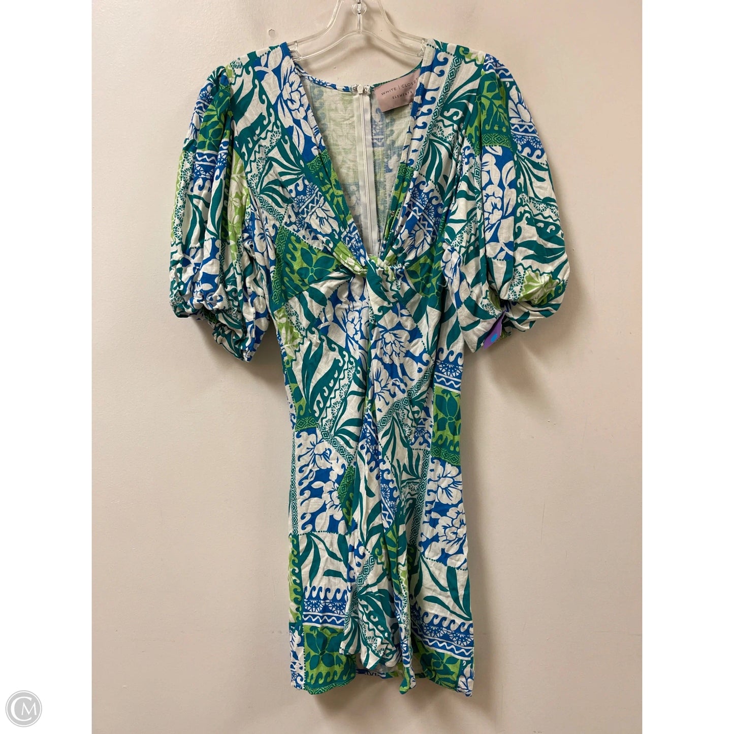 Dress Party Short By Clothes Mentor In Blue & Green, Size: M