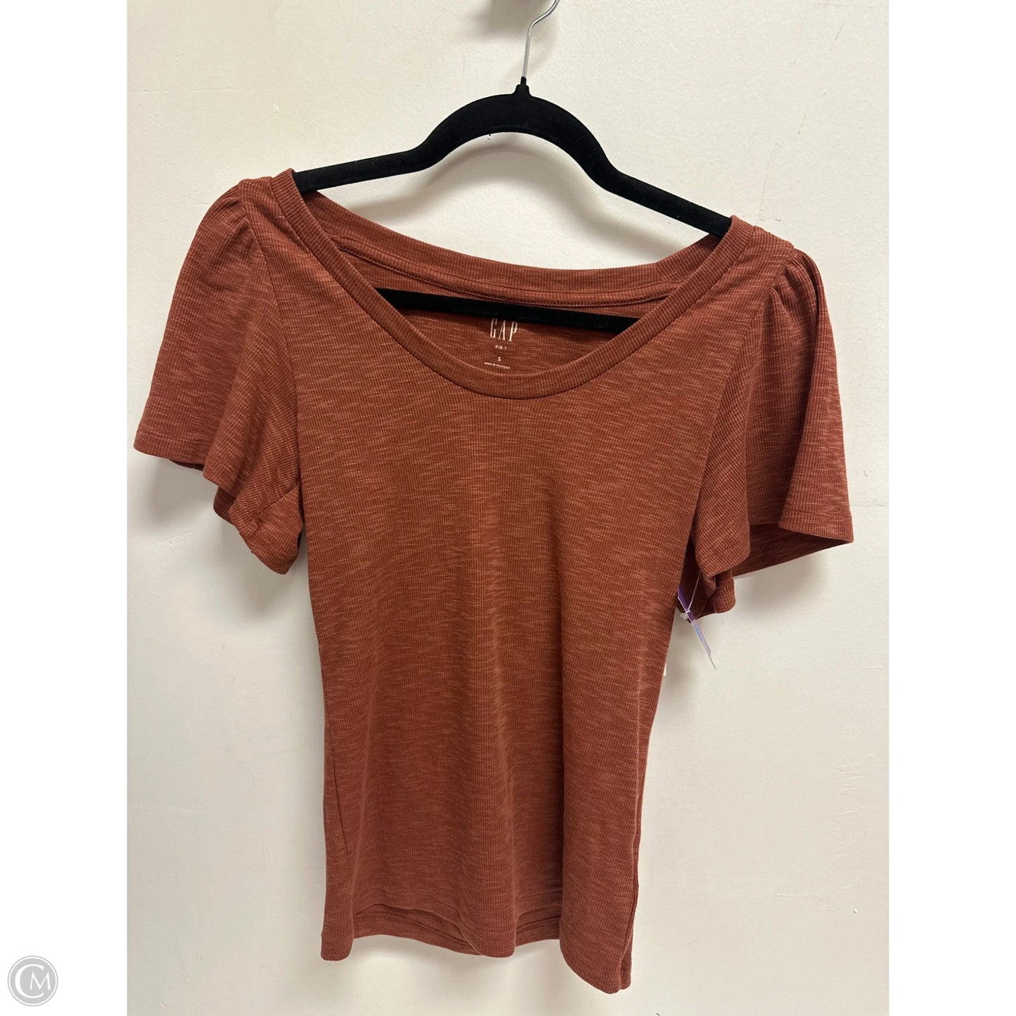 Top Short Sleeve By Gap In Orange, Size: S
